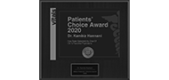 Patients' Choice 2020 award badge.