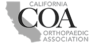 California Orthopaedic Association (COA) — membership logo.